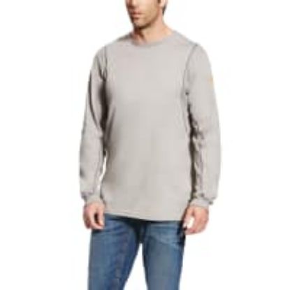 Picture of MENS FR AC CREW LS T-SHRT SILVER FOX