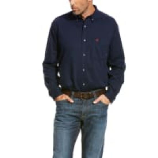 Picture of MENS FR AC LS WORK SHIRT NAVY
